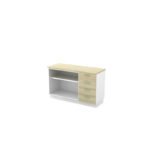Cabinet -B-YOP7124 - Side Cabinet With Open Shelf + Fixed Pedestal 4D