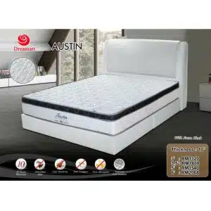 Dreamatt Series-Austin - 10″ Posture Coil Mattress Available In Single, Super Single, Queen & King