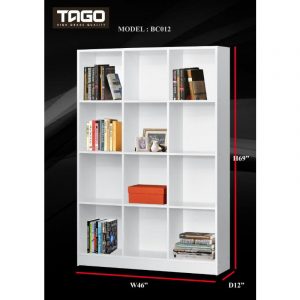 open bookshelf cabinet in malaysia - AMZ Series BC012